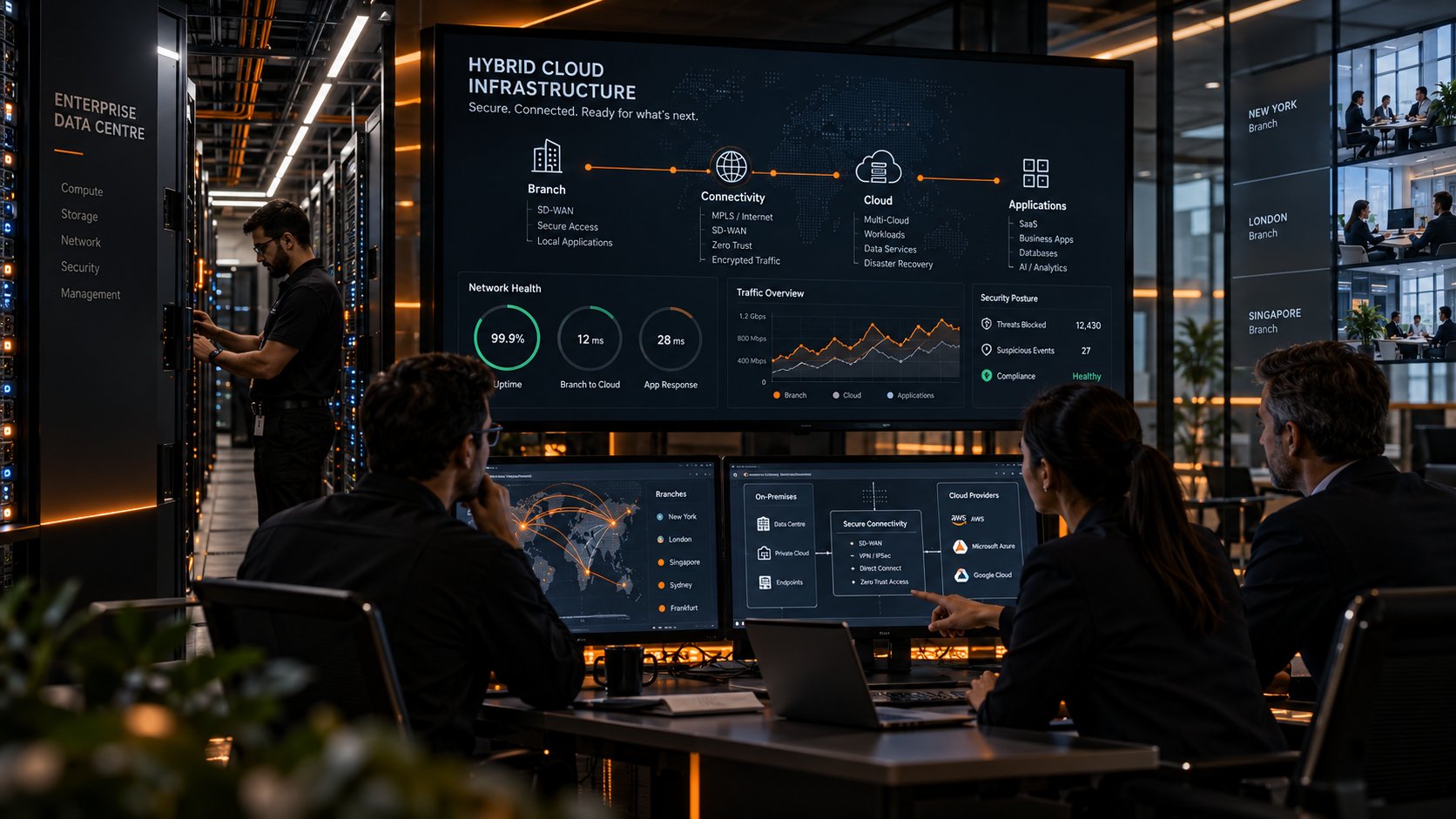 Hybrid cloud infrastructure operations